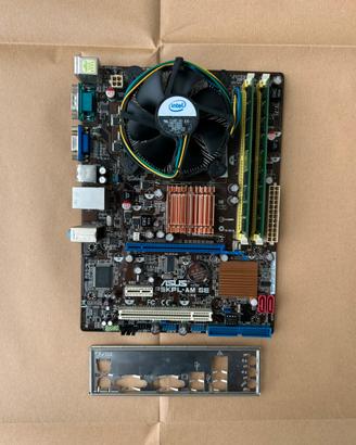 Scheda madre ASUS P5KPL-AM SE + E5300 + 4GB DDR2