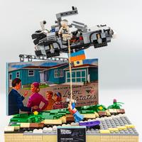Lego 21103 Back to the Future Diorama DeLorean MOC
