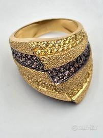 FASCIONE ORO BRILLANTI GIALLI E BRUNI