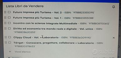 libri scuola media e superiori