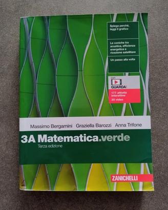 Matematica.verde 3A e 3B Zanichelli
