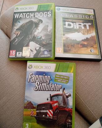 3 videogiochi Xbox 360 