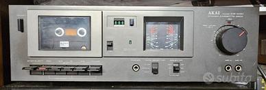 Registratore a cassette AKAI CS-M01 vintage con VU