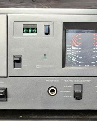 Registratore a cassette AKAI CS-M01 vintage con VU