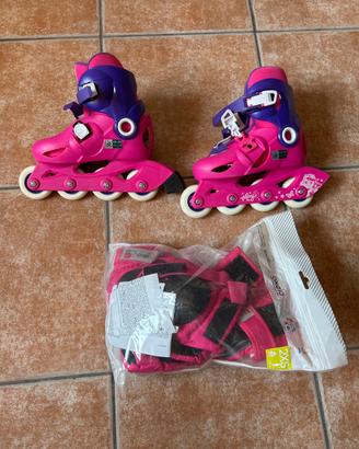 Pattini in linea bambina Decathlon Oxelo 28 30