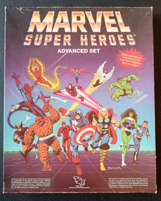 Marvel Super Heroes Advanced Set TSR 1986 Heroic