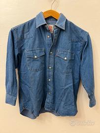 👕 Camicia Jeans Gas Vintage Casual Fit 🔵