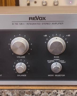 REVOX B 750 MKII Stereo Amplifer