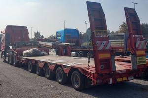 Semirimorchio 5 assi Bertoja S78 A5 U E per T.E.