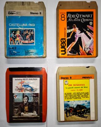 Lotto 2 cassette stereo 8 Pasi Alamo