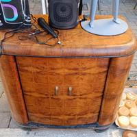 mobile bar apertura a rotazione vintage 