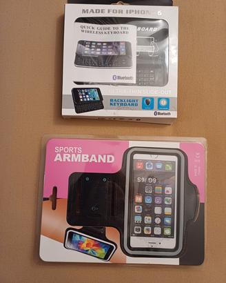 Fascia braccio portacellulare + tastiera Iphone 6