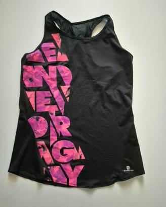 Canotta sportiva Domyos donna fitness/ palestra 