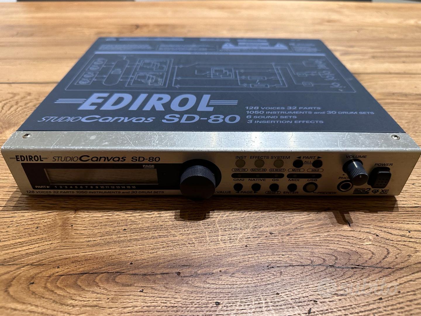 EDIROL（Roland）SD-80 MIDI音源 - DTM/DAW