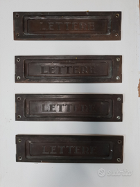 Placche buca lettere