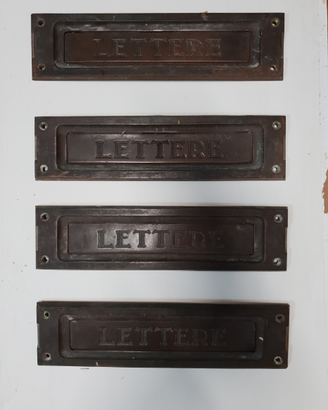 Placche buca lettere