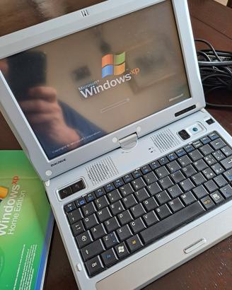 NOTEBOOK FLYBOOK VINTAGE CON WINDOWS XP ORIGINALE
