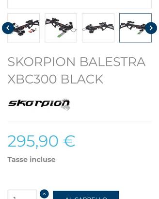 SKORPION BALESTRA XBC300 BLACK