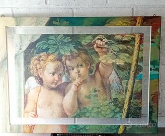 Quadro con cornice dipinta a mano Giggini Varese,