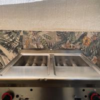 2 doppie friggitrici professionali Lotus 12lt