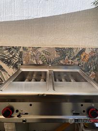 2 doppie friggitrici professionali Lotus 12lt