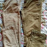 Pantaloni lunghi cotone ragazzo/adulto 170cm