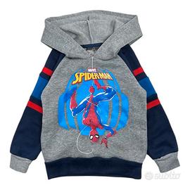Felpa invernale Spiderman bambino varie taglie