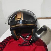 Casco jet Bell Rally Custom 500 nero/bronzo