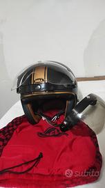 Casco jet Bell Rally Custom 500 nero/bronzo