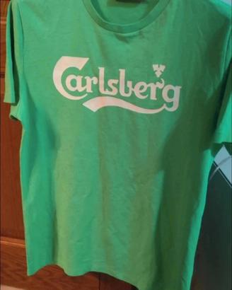 Tee Shirt uomo Carlsberg verde brillante 