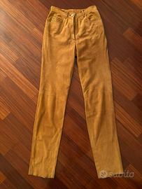 Pantaloni in camoscio Ermsnno Daelli