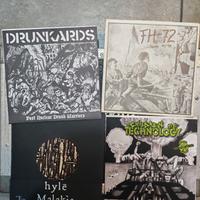4 EP 7" vinili UNDERGROUND rari METALPUNK