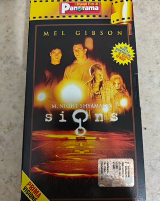 Vhs originale - Signs
