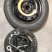 RUOTINO 14" GOMMATO + ATTREZZI- ATTACCO 4X98