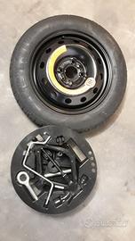 RUOTINO 14" GOMMATO + ATTREZZI- ATTACCO 4X98
