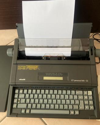 Macchina da scrivere elettrica Olivetti