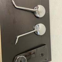 Specchi originali vespa più baffo per portapacchi