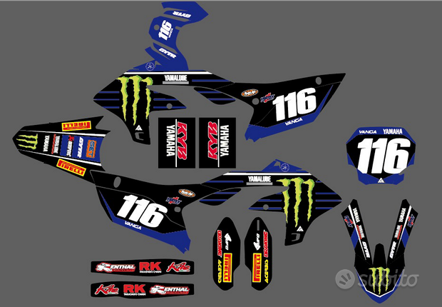 Grafiche crystal factory replica Yamaha YZF YZ