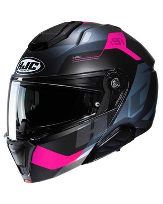 Casco modulare Hjc i91 BINA nero Rosa