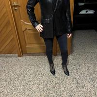 Calliope blazer nero paillettes M - giacca monopet