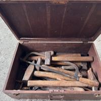 Cassetta attrezzi in legno – Anni ’60 con utensili