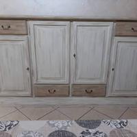 Credenzone in Stile ShabbyChic Color Avorio e Tort