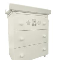 Culla, fasciatoio, seggiolone prima pappa