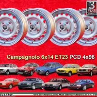 4 pz cerchi Alfa Romeo Campagnolo 6x14 ET23 4x98