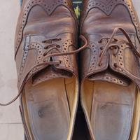 mocassino cuoio stringato 