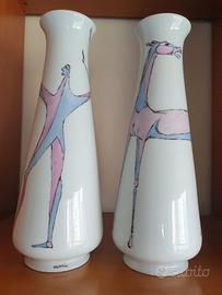 Coppia Vasi Vintage Limoges Giraud