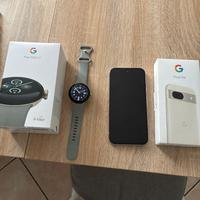 Google pixel 8a +pixel watch2