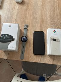 Google pixel 8a +pixel watch2
