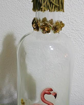Bottiglie decorate a mano 