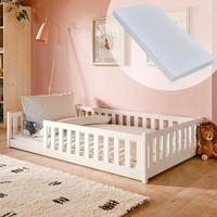 Letto una piazza e mezza montessoriano a terra